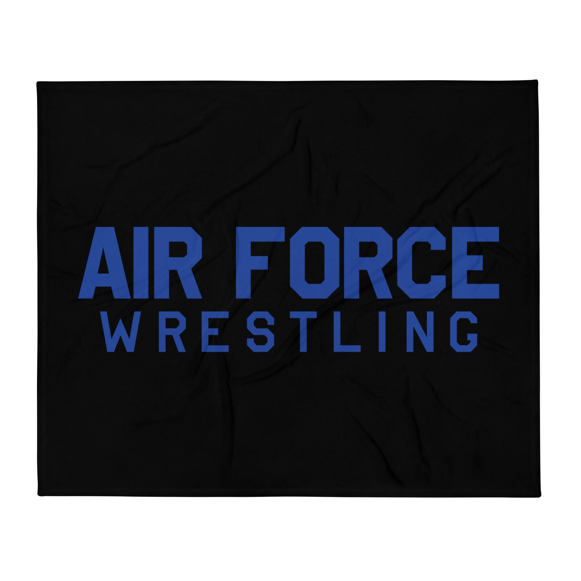 Air Force Wrestling Throw Blanket 50 x 60
