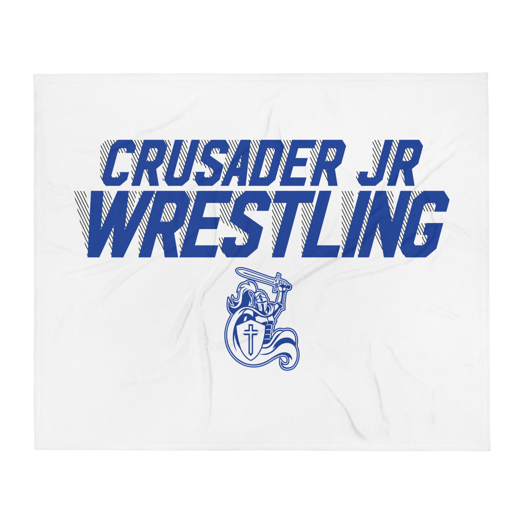 Crusader Jr. Wrestling Throw Blanket 50 x 60