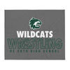 De Soto High School Wrestling Throw Blanket 50 x 60