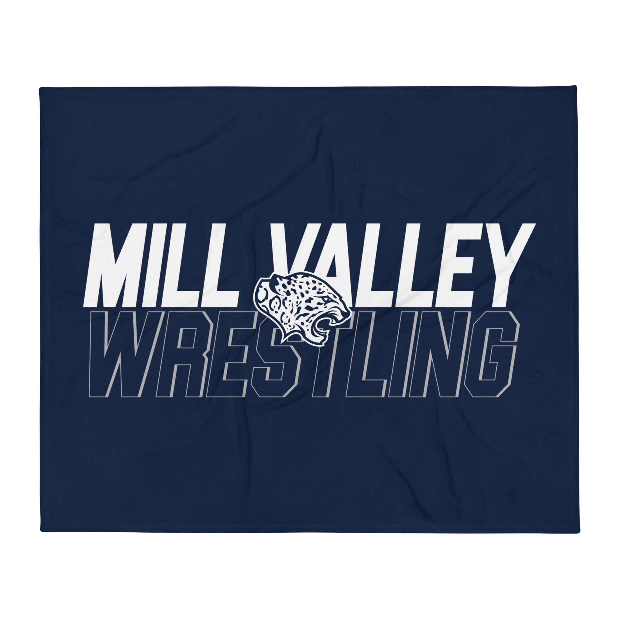 Mill Valley Wrestling Throw Blanket 50 x 60