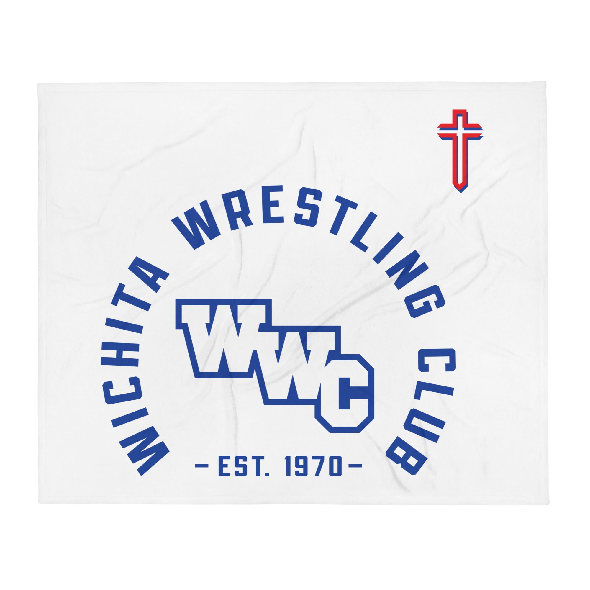Wichita Wrestling Club Throw Blanket 50 x 60