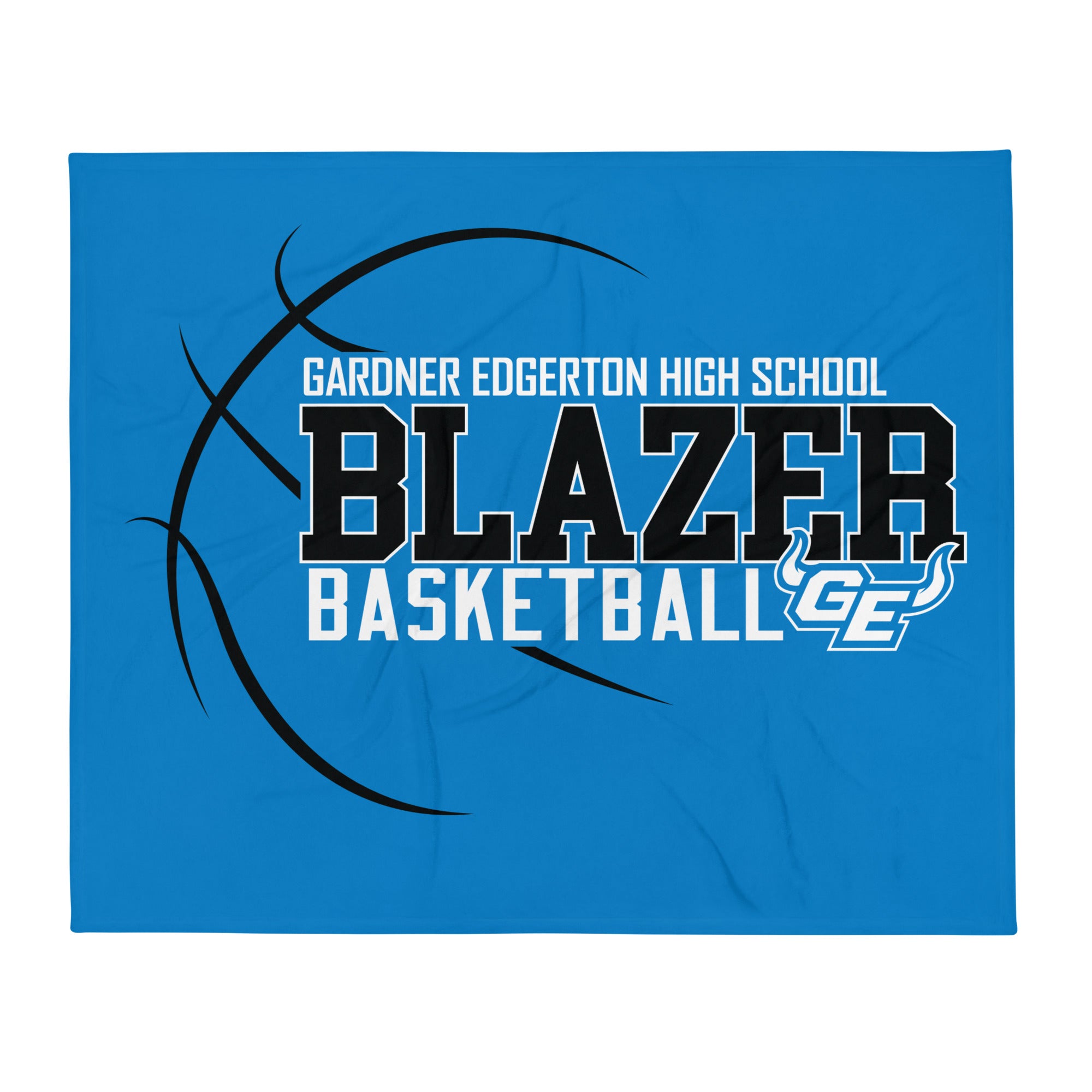 Gardner Edgerton Basketball Throw Blanket 60 x 80