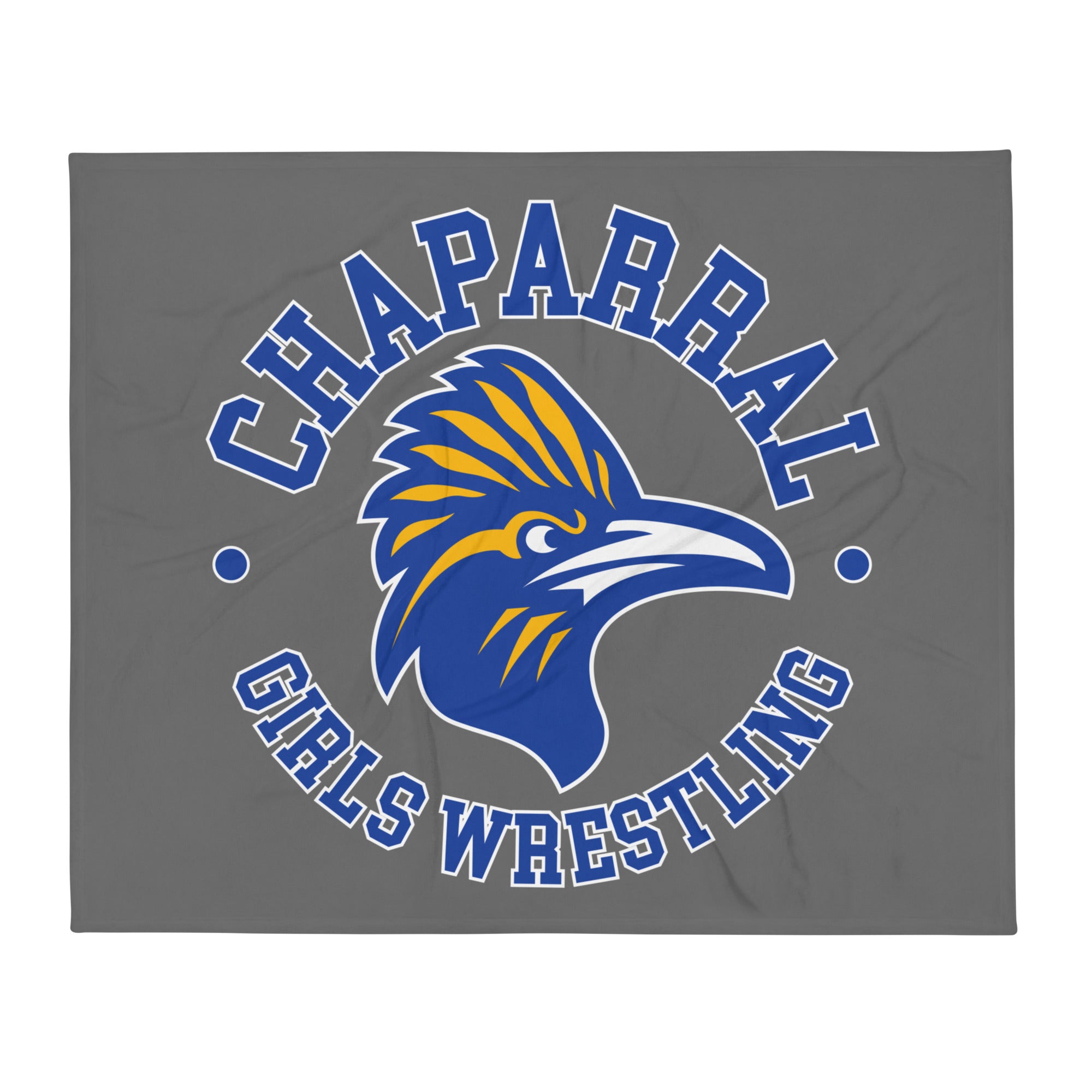 Chaparral High School Wrestling Throw Blanket 60 x 80