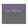Susan B. Anthony Girls Wrestling Throw Blanket 50 x 60