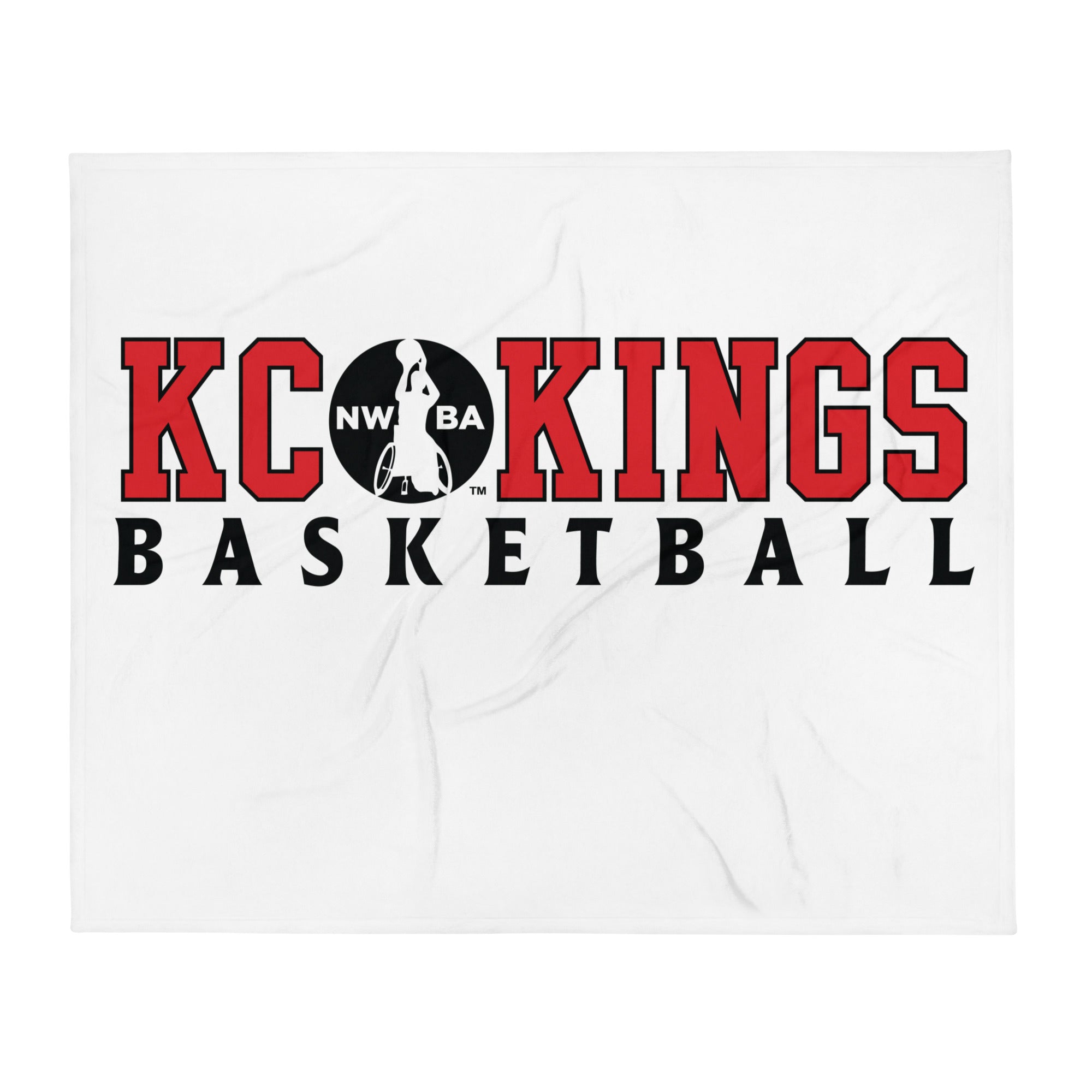 KC Kings Basketball Throw Blanket 50 x 60