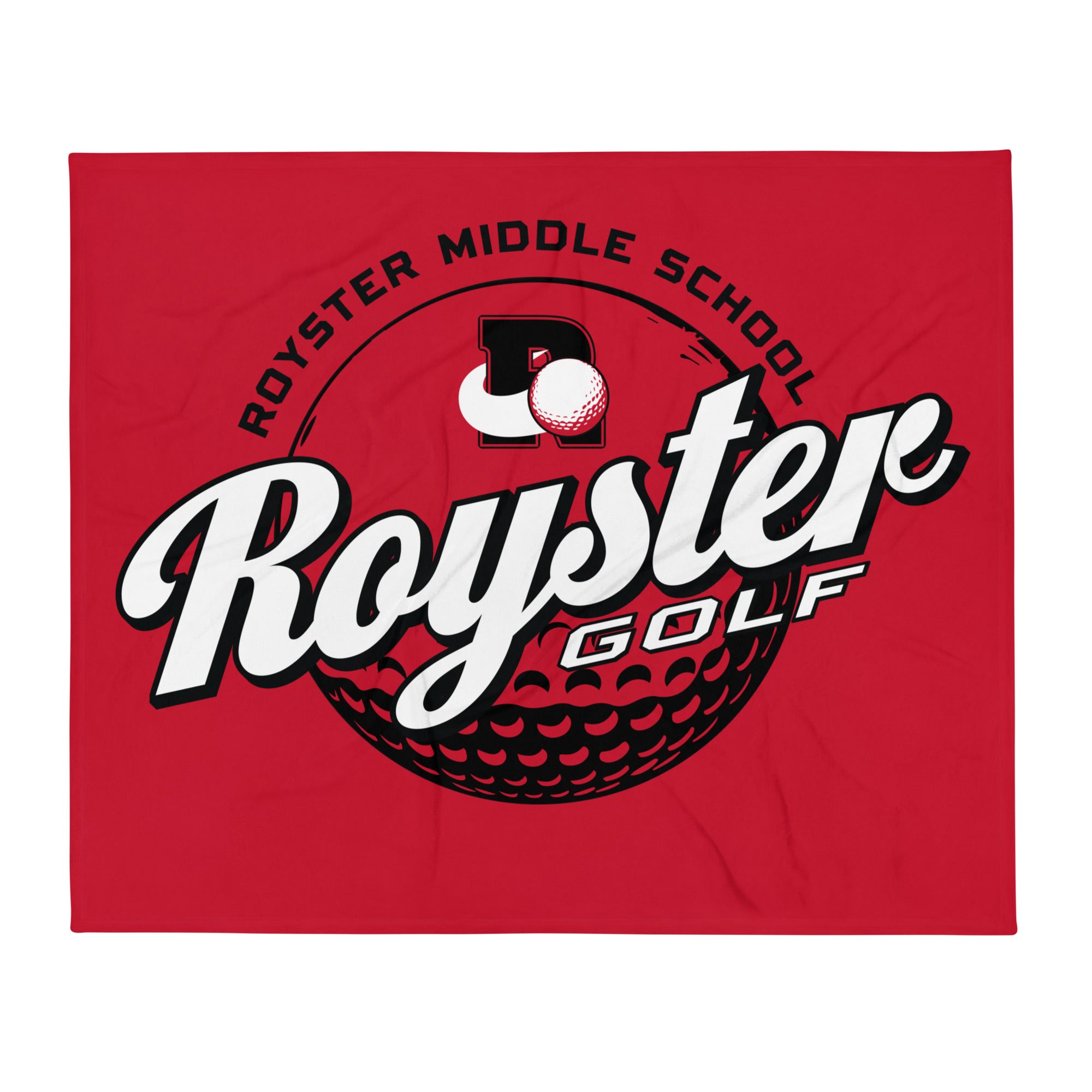 Royster Rockets Golf Throw Blanket 50 x 60