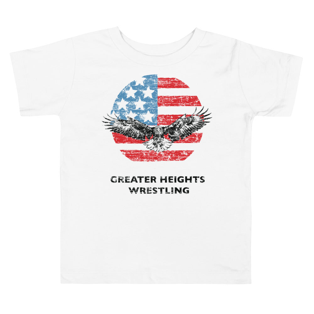 Greater Heights Wrestling Eagle Toddler Short Sleeve Tee
