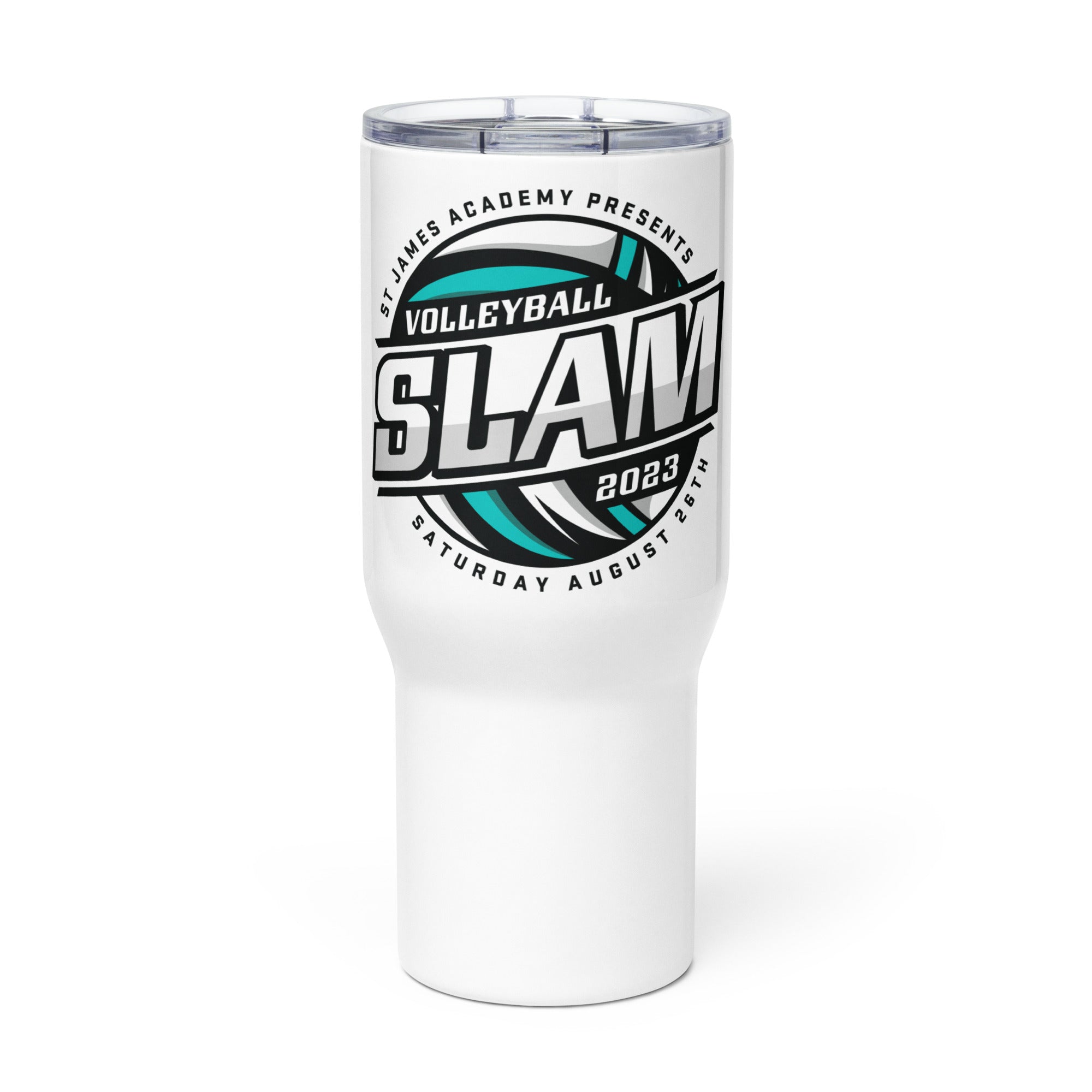 SJA Volleyball Slam '23 Travel mug with a handle