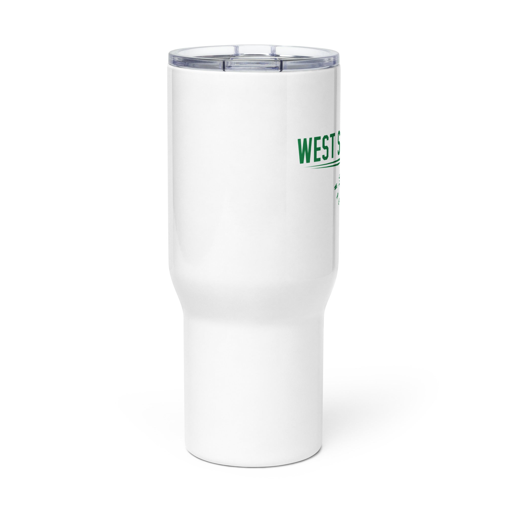 West Side Eagles Wrestling Travel mug with a handle