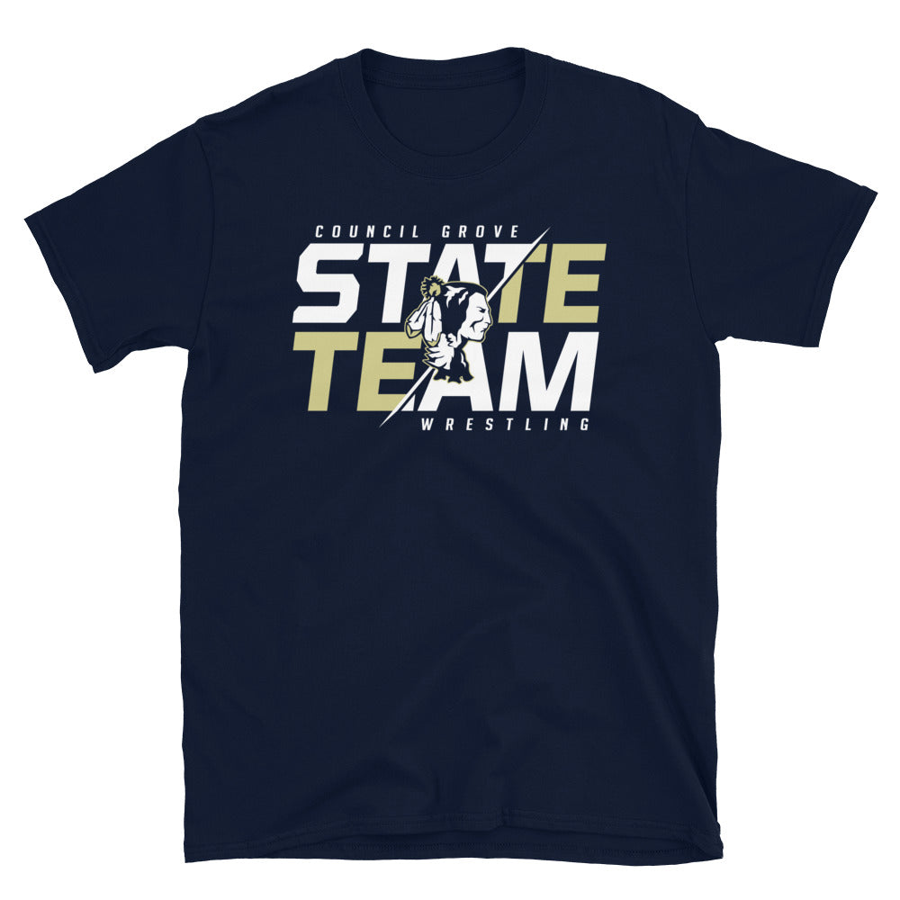 Council Grove Wrestling State Team 2023 Softstyle Unisex T-Shirt