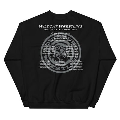 Wildcat Wrestling All-Time State Medalists 2024 Unisex Sweatshirt