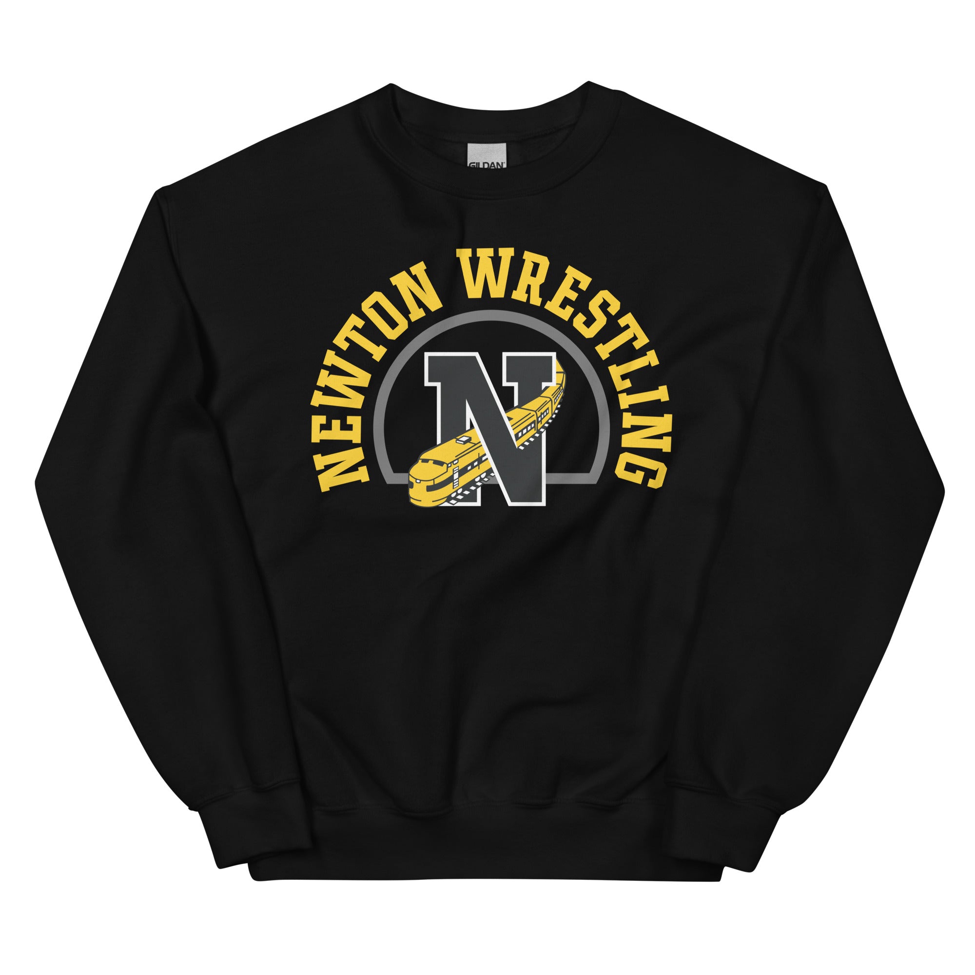 Newton High School Wrestling  Unisex Crew Neck Sweatshirt