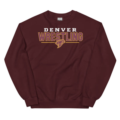 Denver Wrestling Unisex Crew Neck Sweatshirt