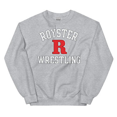 Royster Rockets Wrestling Unisex Crew Neck Sweatshirt
