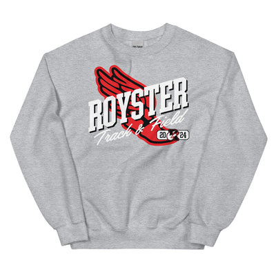 Royster Rockets Track & Field Unisex Crew Neck Sweatshirt