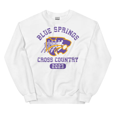 Blue Springs Cross Country Unisex Crew Neck Sweatshirt