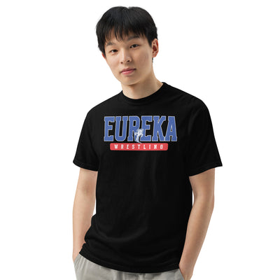 Eureka Wrestling  Mens Garment-Dyed Heavyweight T-Shirt