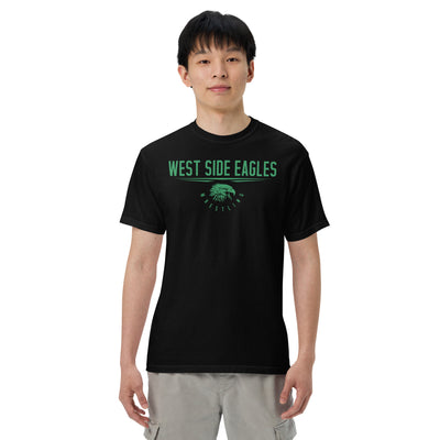 West Side Eagles Wrestling 2023 Mens Garment-Dyed Heavyweight T-Shirt