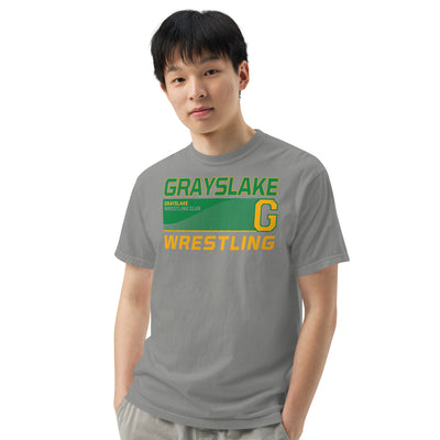 Grayslake Wrestling Club Mens Garment-Dyed Heavyweight T-Shirt