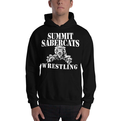 Summit Trail Middle School Wrestling  With Back Design Unisex Heavy Blend Hoodie