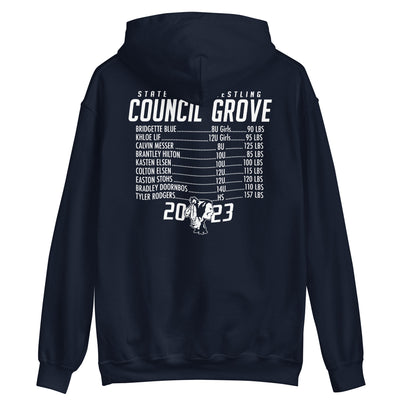 Council Grove Wrestling State Team 2023 Unisex Hoodie