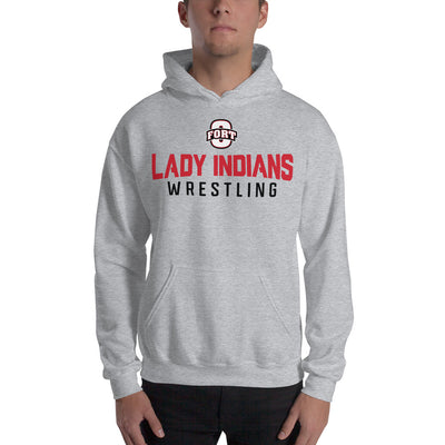 Fort Osage Wrestling Lady Indians  Unisex Heavy Blend Hoodie