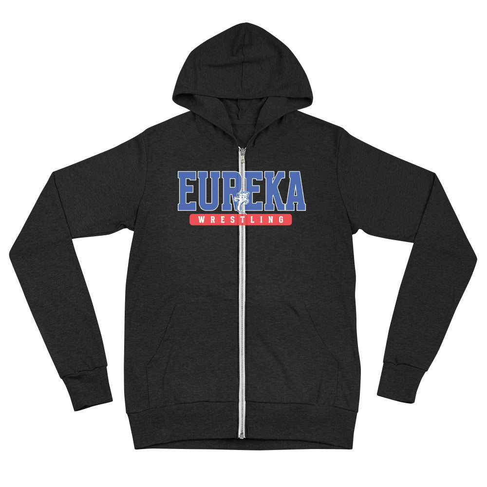 Eureka Wrestling  Unisex Lightweight Zip Hoodie