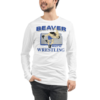 Pratt Community College Beaver Wrestling KS Unisex Long Sleeve Tee