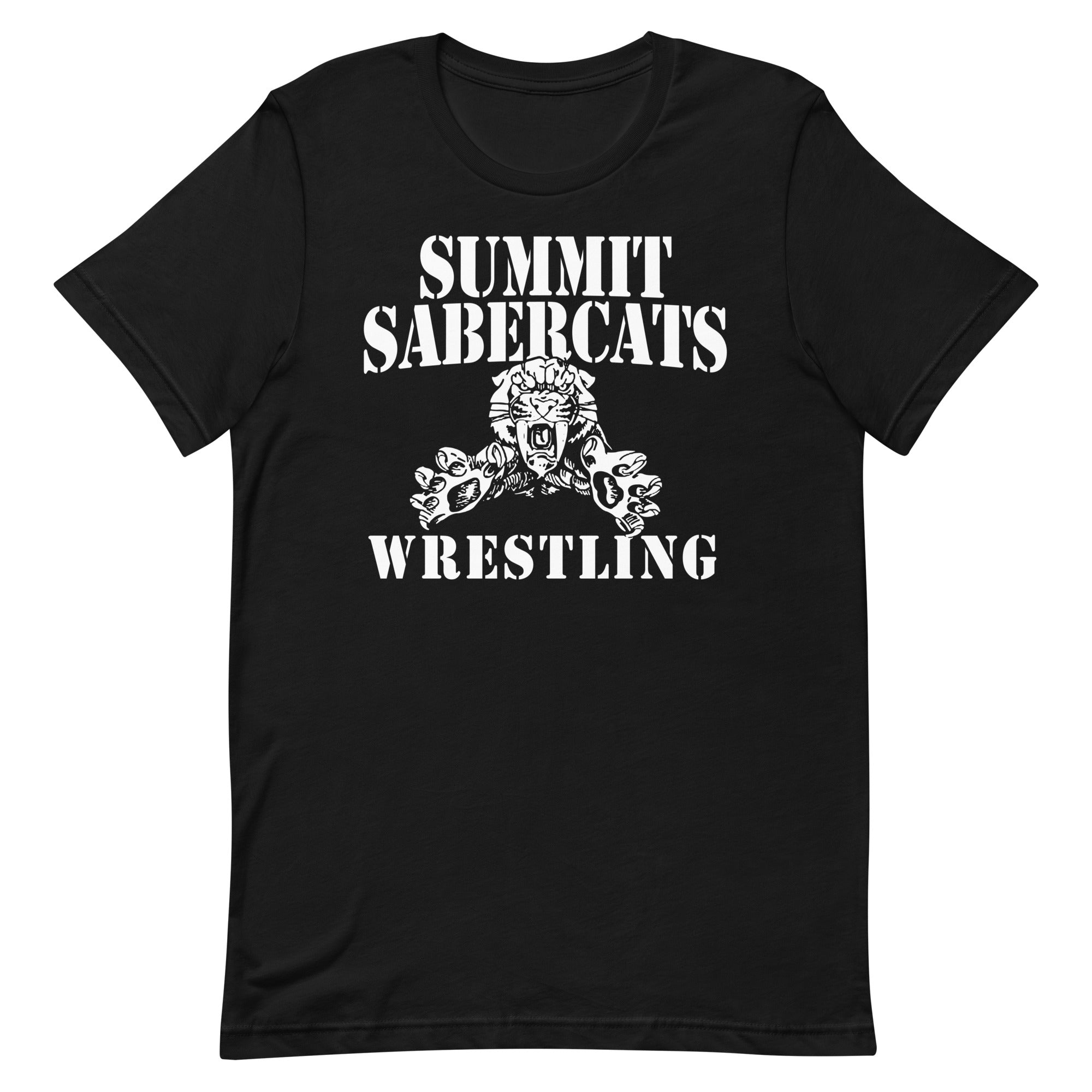 Summit Trail Middle School Wrestling  With Back Design Unisex Staple T-Shirt