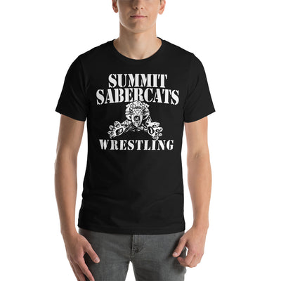 Summit Trail Middle School Wrestling  With Back Design Unisex Staple T-Shirt