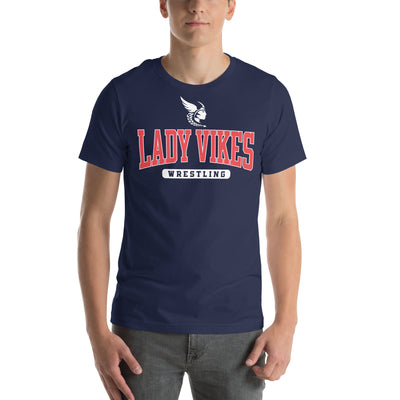 Lady Vikes Wrestling Unisex Staple T-Shirt