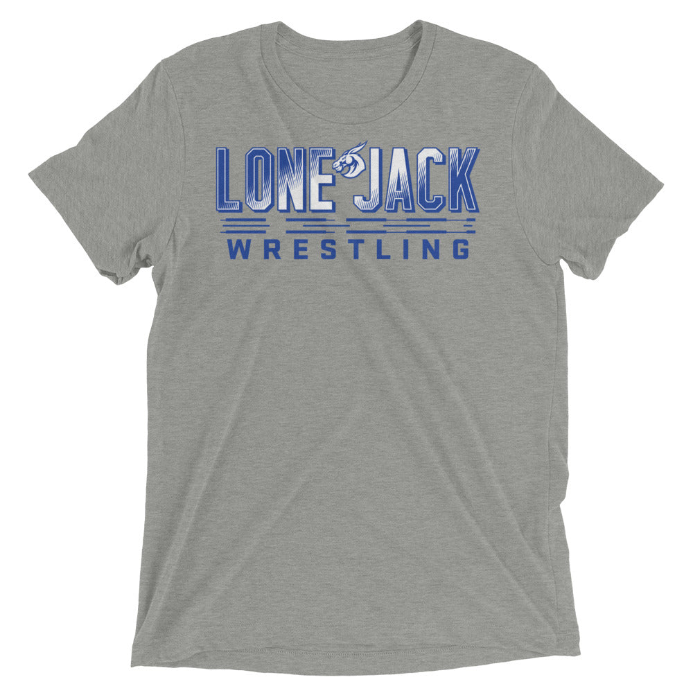 Lone Jack Wrestling Unisex Tri-Blend T-Shirt