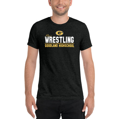 Goodland Wrestling WRESTLING Unisex Tri-Blend T-Shirt