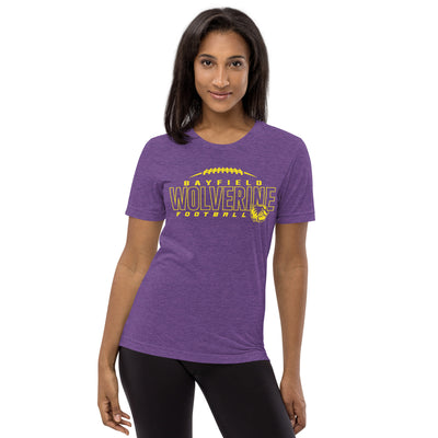 Bayfield Middle School Football Unisex Tri-Blend T-Shirt