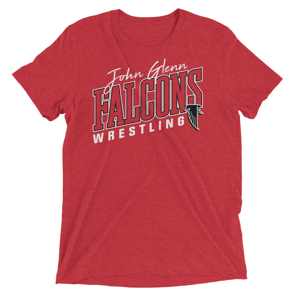 John Glenn Wrestling Unisex Tri-Blend T-Shirt
