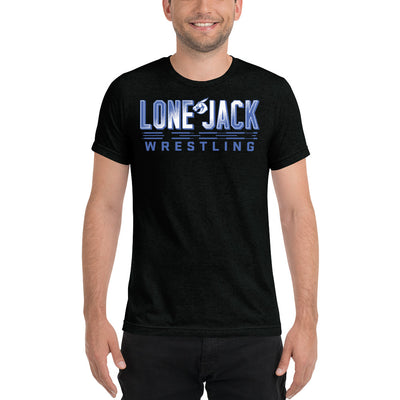 Lone Jack Wrestling Unisex Tri-Blend T-Shirt