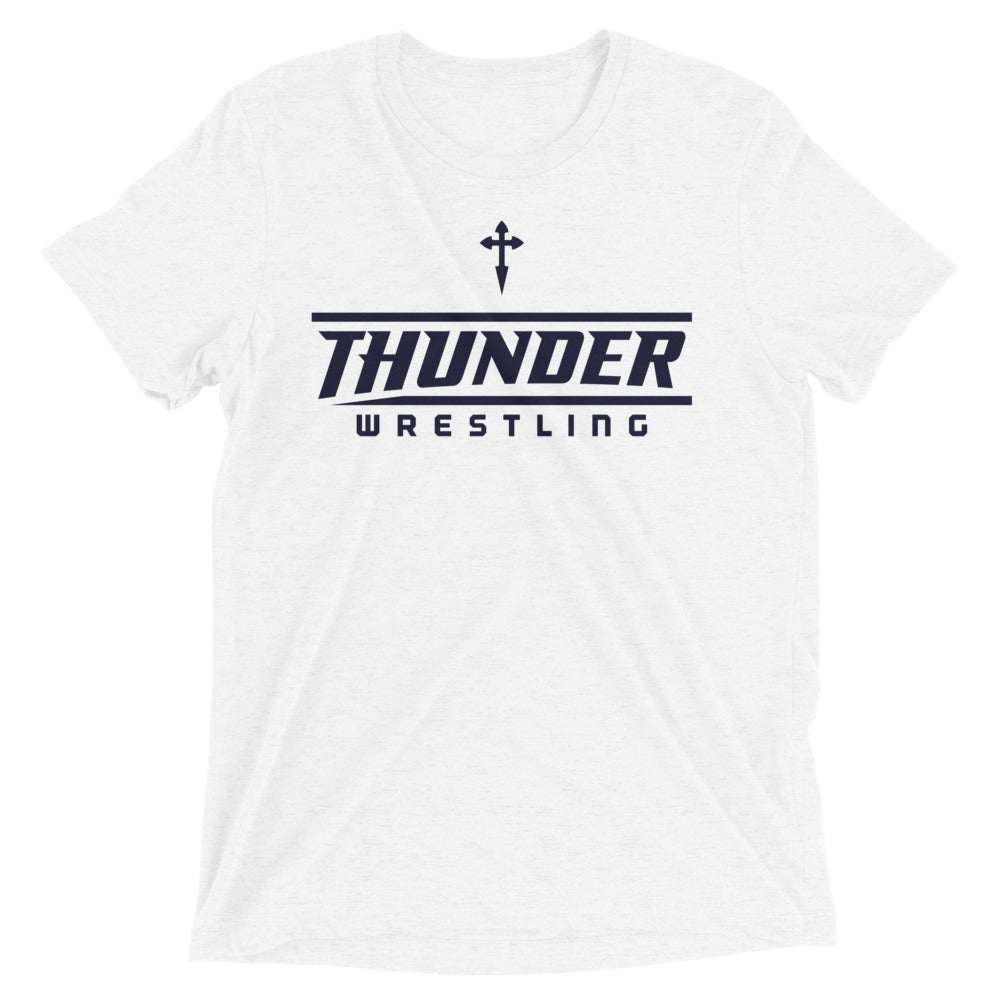 St. James Wrestling (Front Design Only) Unisex Tri-Blend T-Shirt