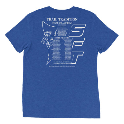 Santa Fe Trail Wrestling Short sleeve triblend t-shirt