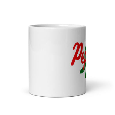 Peppers Softball White glossy mug