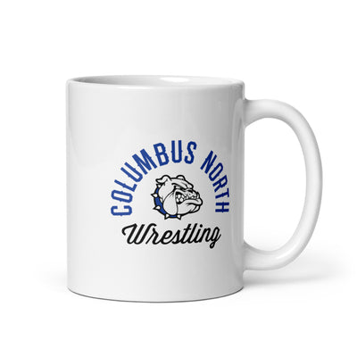 Columbus North Wrestling  White Glossy Mug