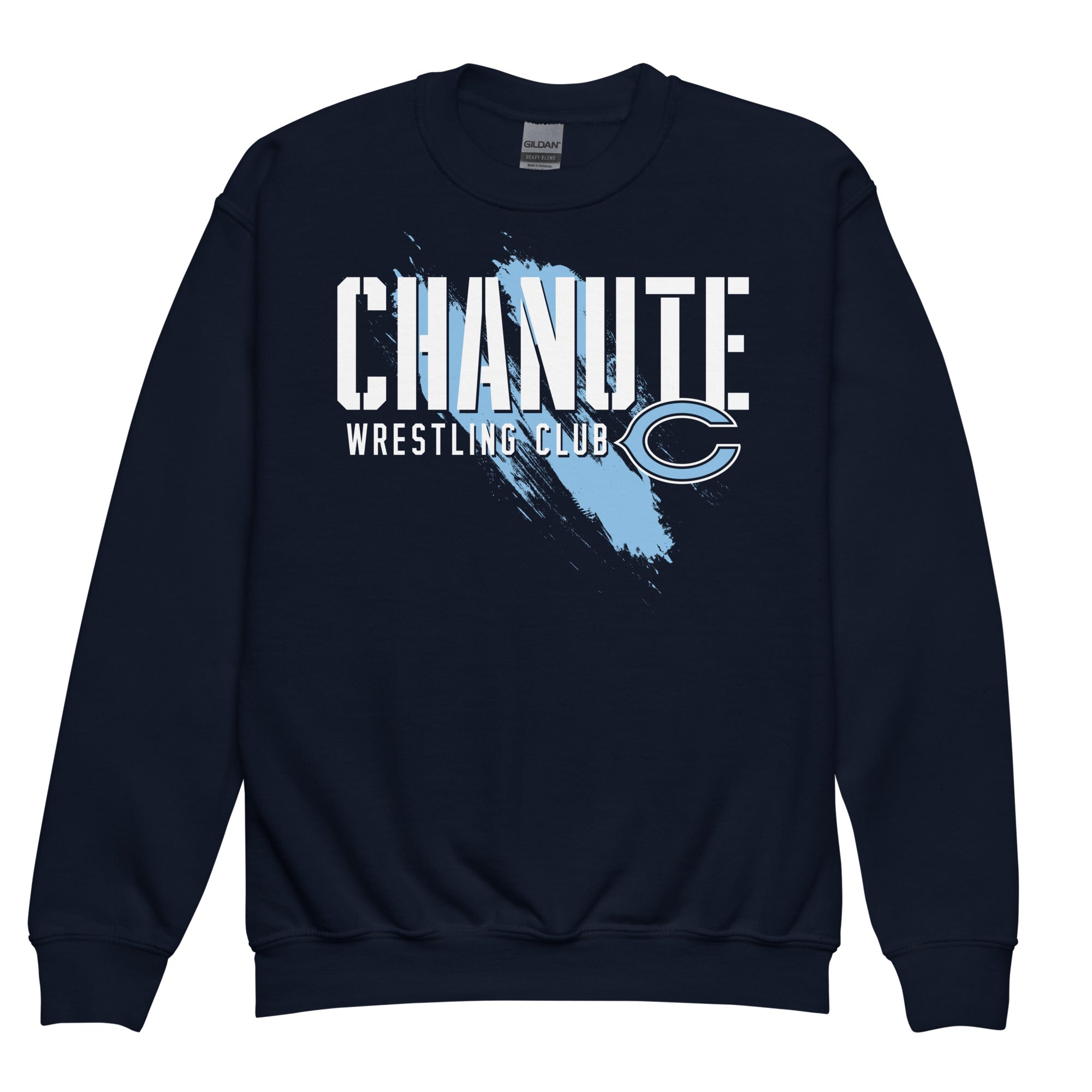 Chanute Wrestling Club Youth Crew Neck Sweatshirt
