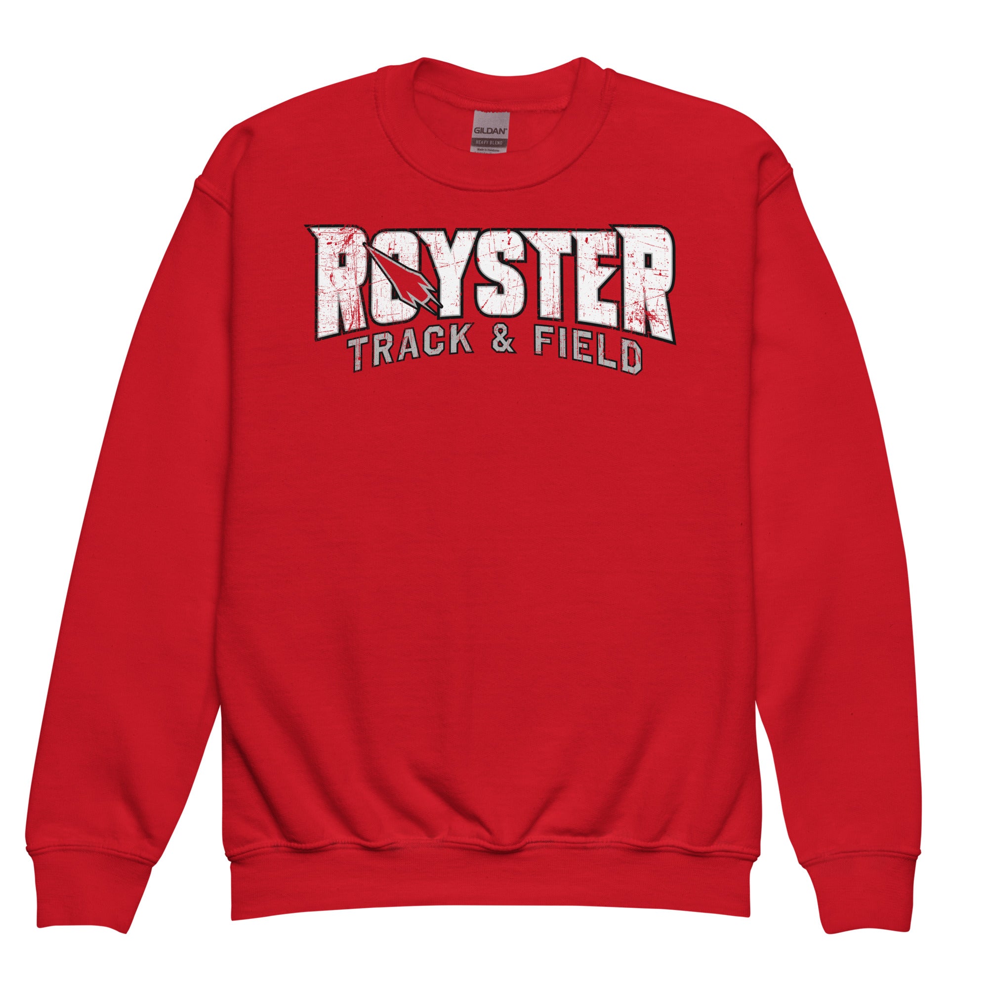 Royster Rockets Track & Field Youth Crew Neck Sweatshirt