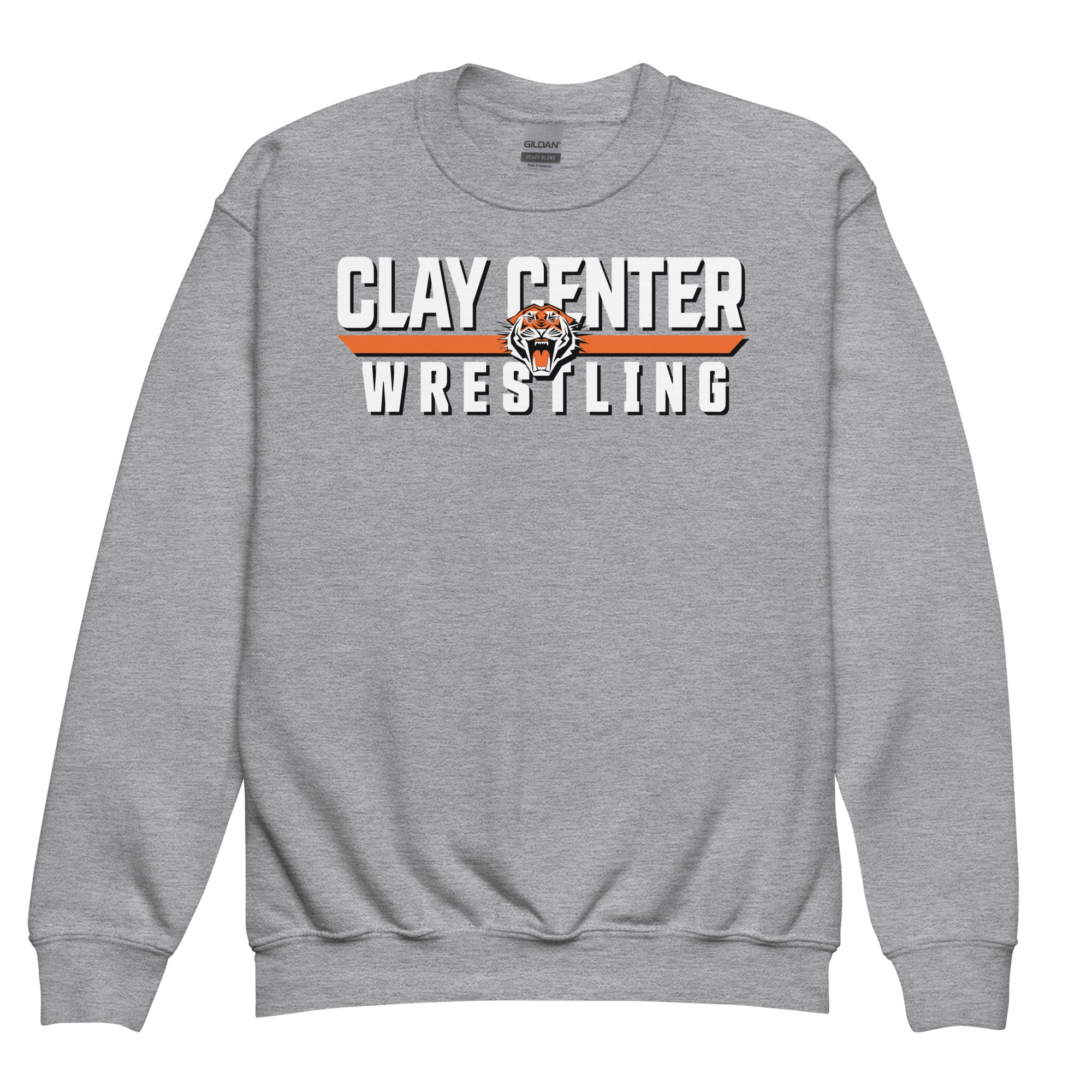 Clay Center Wrestling Youth Crewneck Sweatshirt