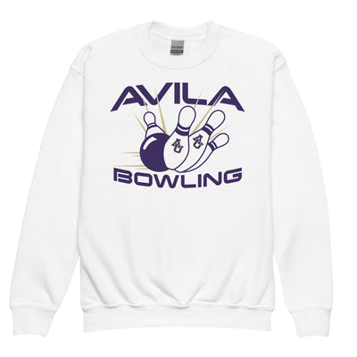 Avila University Bowling Youth Crewneck Sweatshirt