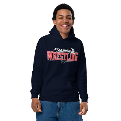 Topeka Seaman Wrestling Youth Heavy Blend Hooded Sweatshirt