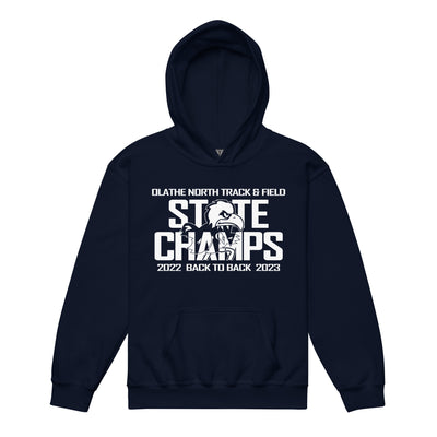 Olathe North Track & Field State Champs Youth heavy blend hoodie