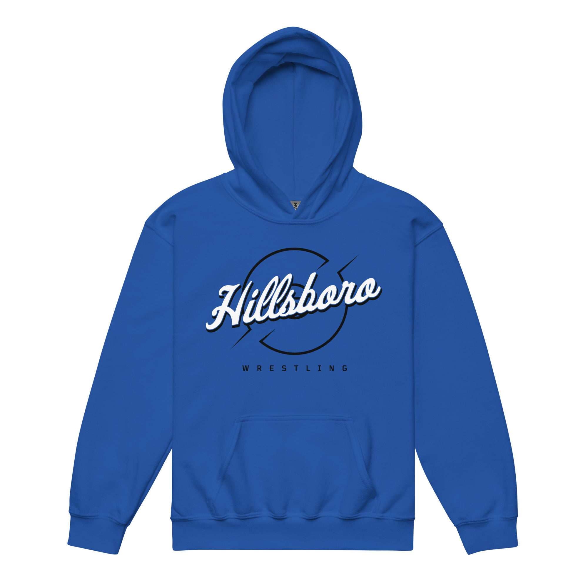 Hillsboro HS Wrestling Youth Heavy Blend Hooded Sweatshirt