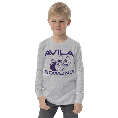 Avila University Bowling Youth Long Sleeve Tee