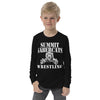 Summit Trail Middle School Wrestling  Front Design Only Youth Long Sleeve Tee