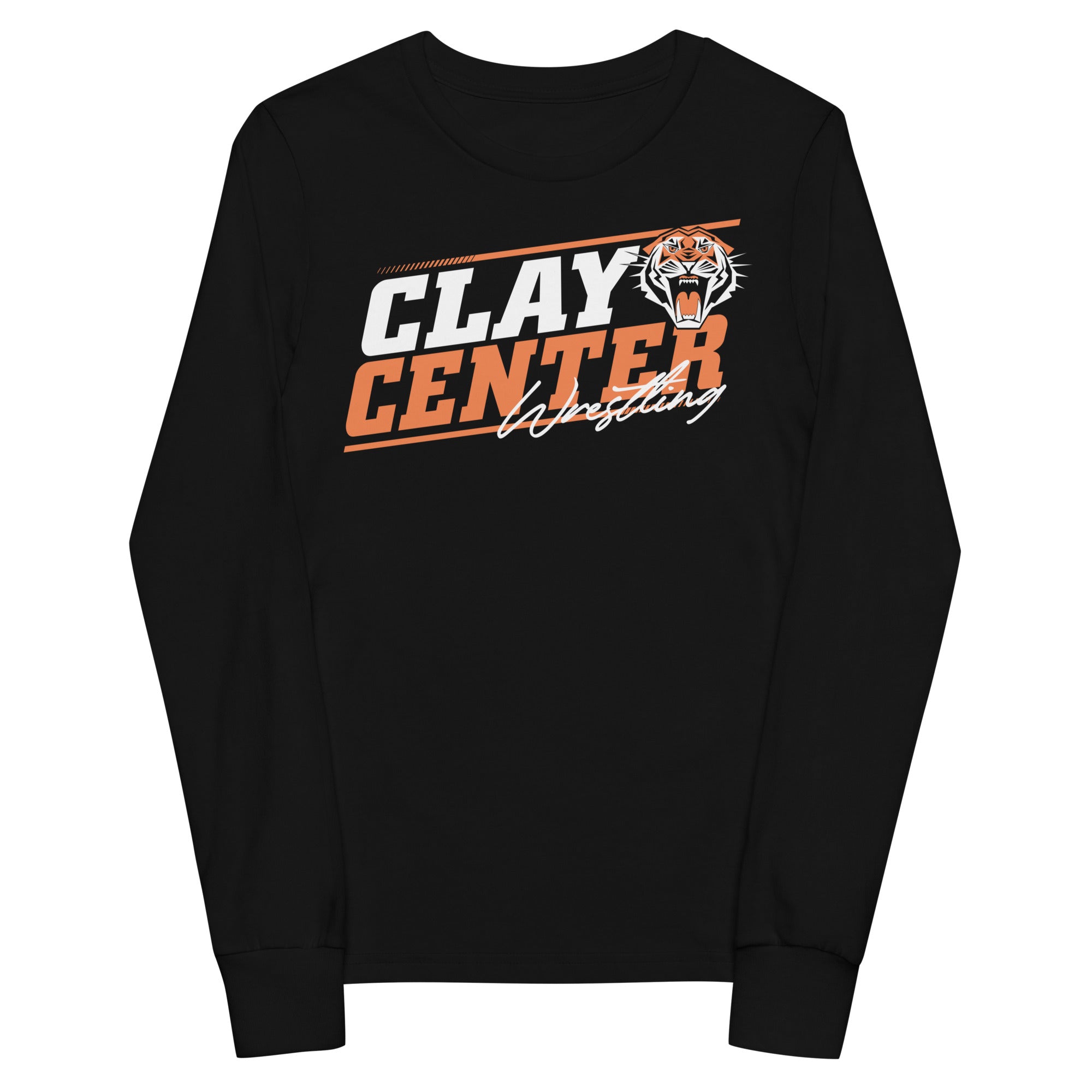Clay Center Wrestling Youth Long Sleeve Tee